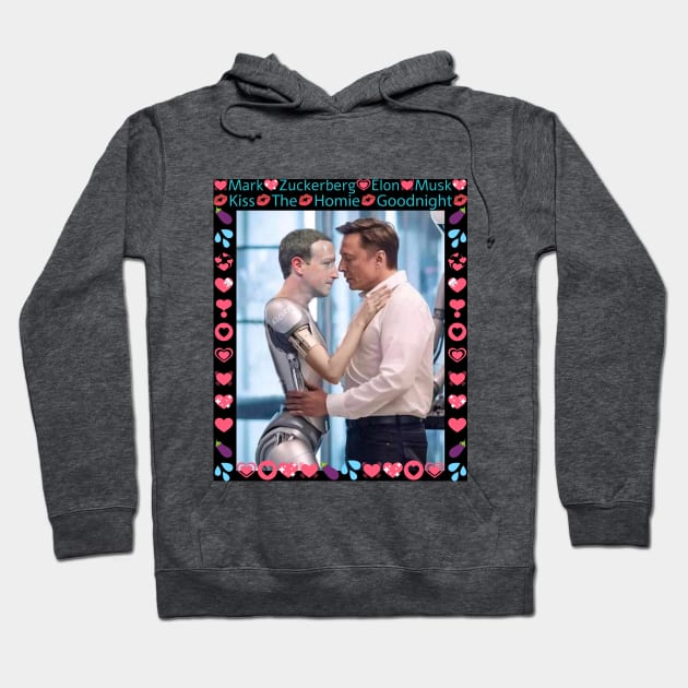 Elon Musk and Mark Zuckerberg are in love! Kiss the homies goodnight you two! Hoodie by The AEGIS Alliance